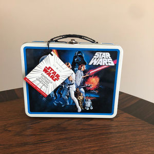 NEW Star Wars Lunch Box w/ Sandwich Cookie Cutters